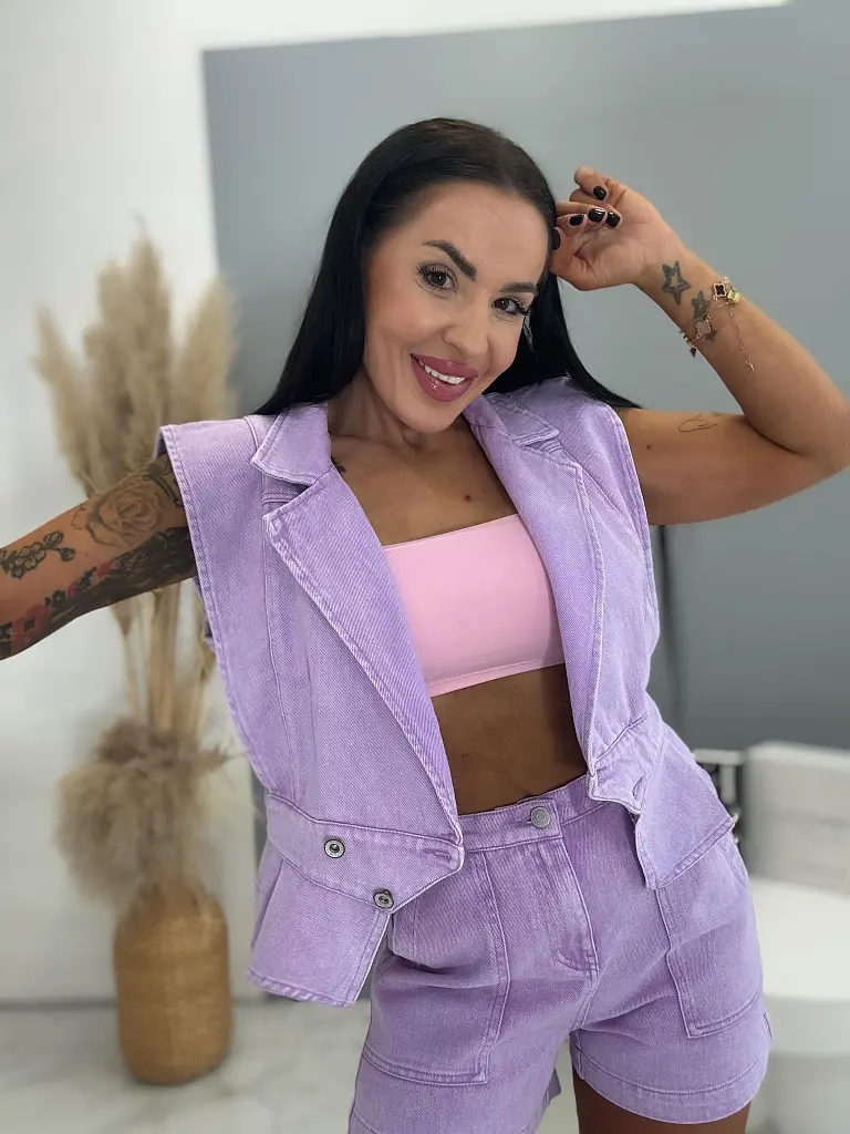 Denim vesta GRETA