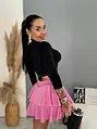 Tenisová skort sukňa s gumeným pásom SERVEA