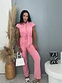 Denim elastický overal s opaskom TILLY