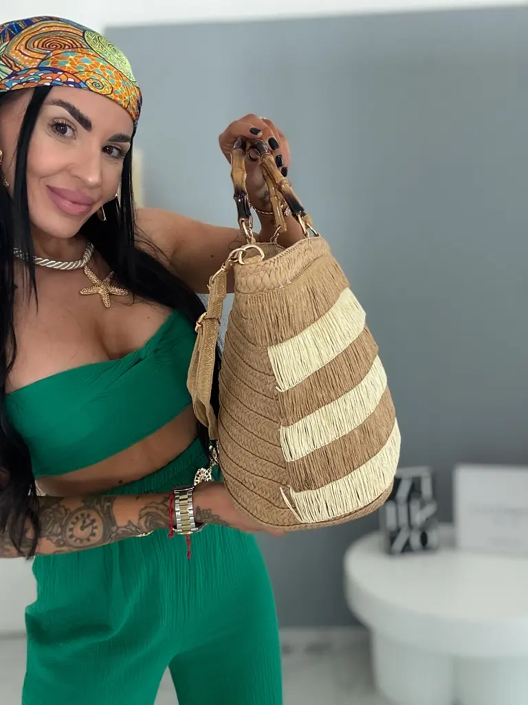 Prútená taška BAGGY - next