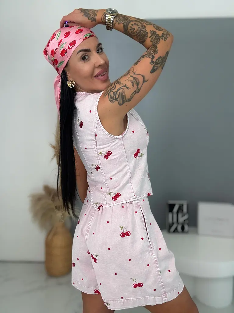 Dvojdielny denim set CHERRY KISS - next