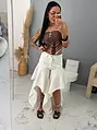 Extravagantné denimové nohavice UNIQUE