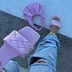 Pink dámske šľapky SOUL
