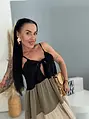 Dámske jednodielne šaty na ramienka STRAPPY