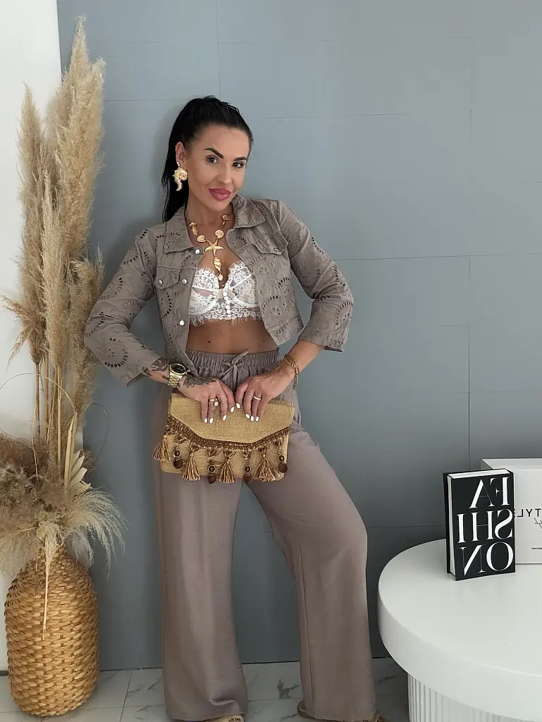 Madeira crop jacket VELINA - next