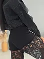 Džínsy s čipkou a kamienkami LACE