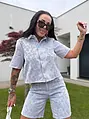 Dvojdielny denim komplet SORERO