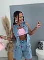 Dvojdielny denim set CHERRY KISS