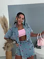 Dvojdielny denim set CHERRY SWEET