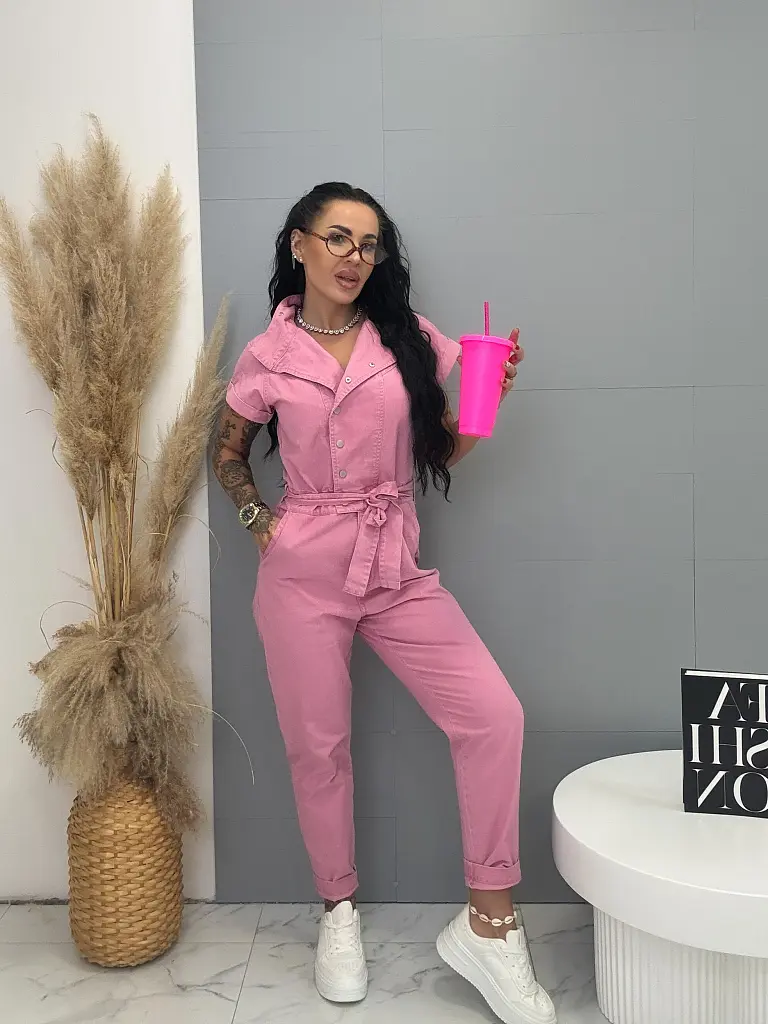 Denim overal s opaskom LIMAN