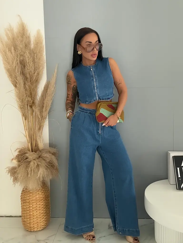 Dvojdielny denim komplet HUDSON - next