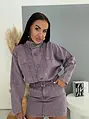 Denim šaty na gombíky a opaskom SIENA