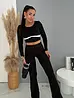 Elastický crop top s vypchávkami LINE