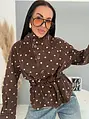 Džínsová bunda s opaskom DENIM DOT