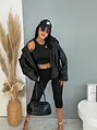 Vystužený športový crop top CARA