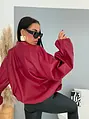 Bomberová bunda z umelej kože LAVA