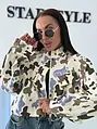 Crop denim jacket army NEPO
