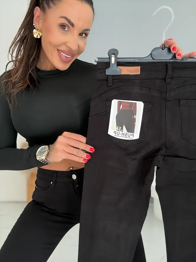 Dámske push-up fashion rifle s vysokým pásom FEMME - next