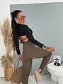 Elastické push-up kaliopky legíny s vysokým pásom LUXIA