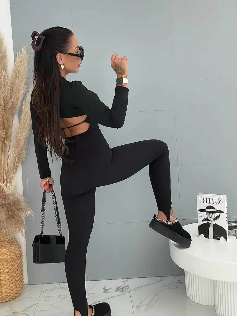 Elastické push-up kaliopky legíny s vysokým pásom LUXIA - next
