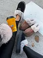 Teplé semišové topánky HANDE