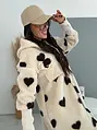 Ĺanová bunda s kapucňou TEDDY LOVE
