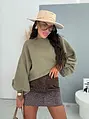 Denim sukňa s kamienkami SPARK